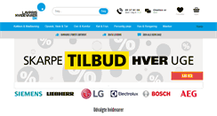 Desktop Screenshot of lavprishvidevarer.dk