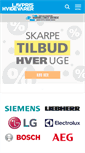 Mobile Screenshot of lavprishvidevarer.dk